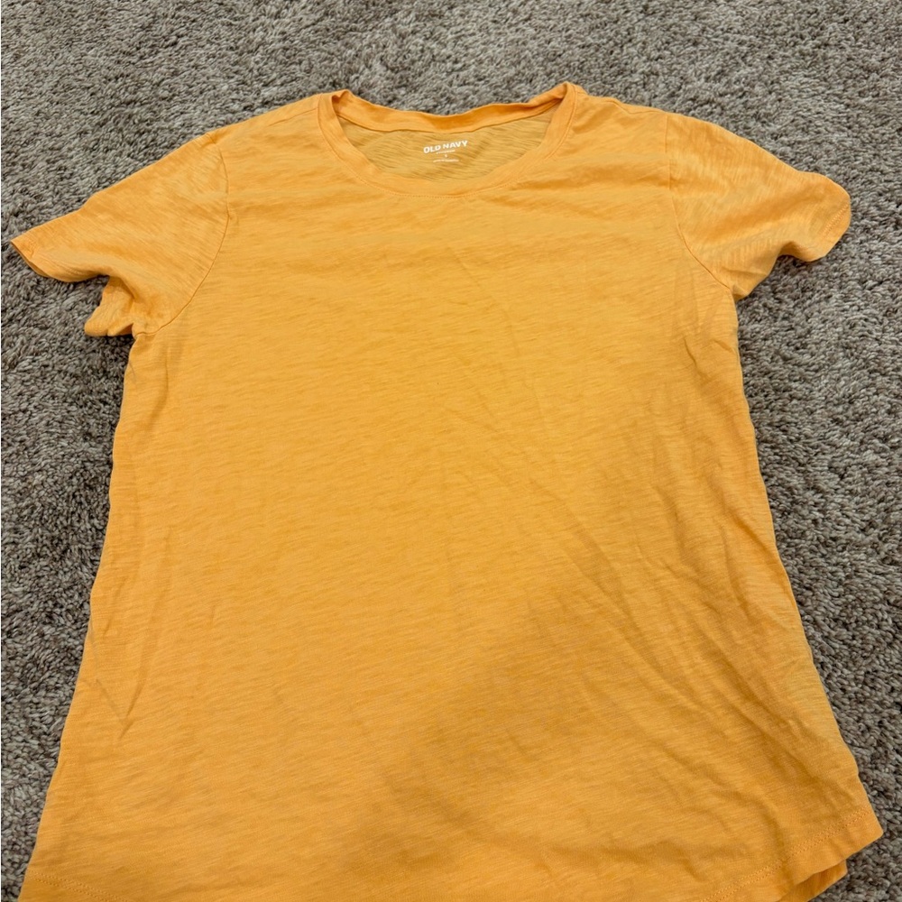 Old Navy Orange Short Sleeve Tee